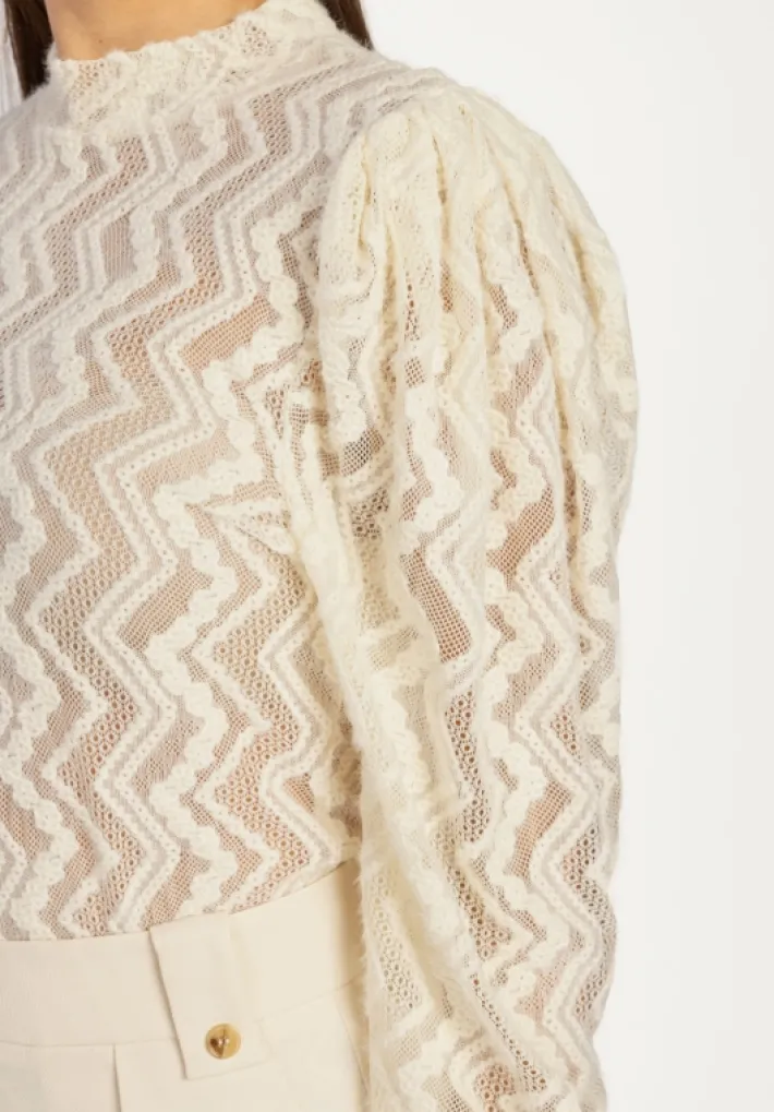 AAIKO Party Collection | Tops<Aimy Top Cream