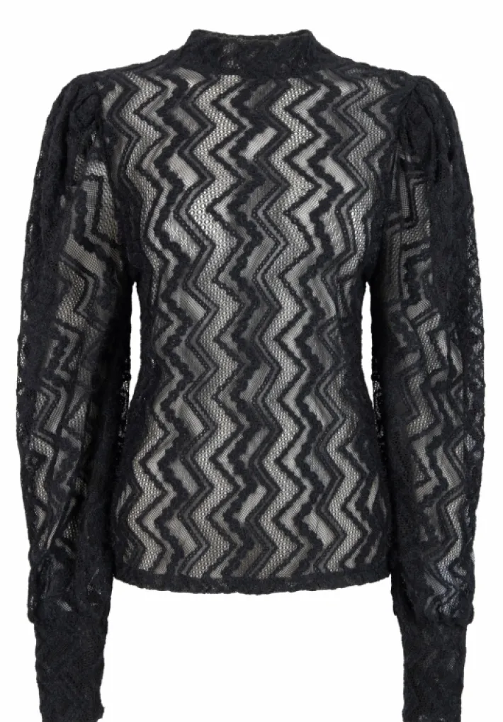 AAIKO Party Collection | Tops<Aimy Top Zwart