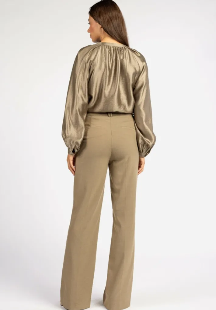 AAIKO Blouses<Alanza Blouse Taupe