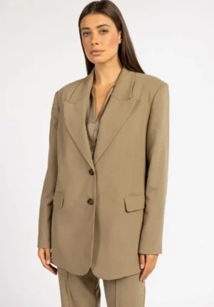 AAIKO Suits | Blazers<Amanda Blazer Taupe