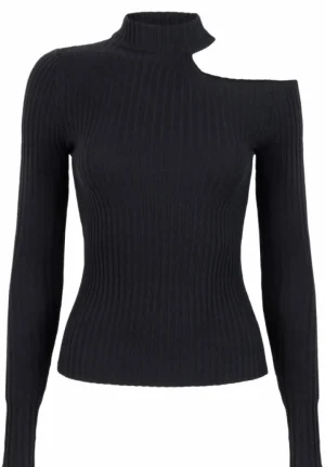 AAIKO Tops | Knitwear<Anouk Top Zwart