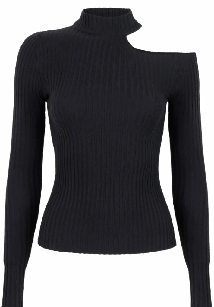 AAIKO Tops | Knitwear<Anouk Top Zwart