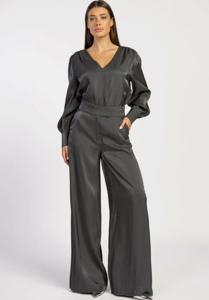 AAIKO Party Collection | Blouses<Babbi Blouse Grijs