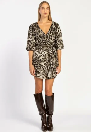 AAIKO Jurken | Sustainable Styles<Bailey Jurk Panterprint