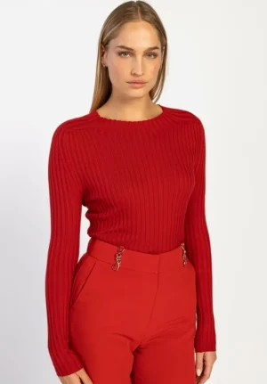 AAIKO Tops | Knitwear<Bente Top Rood