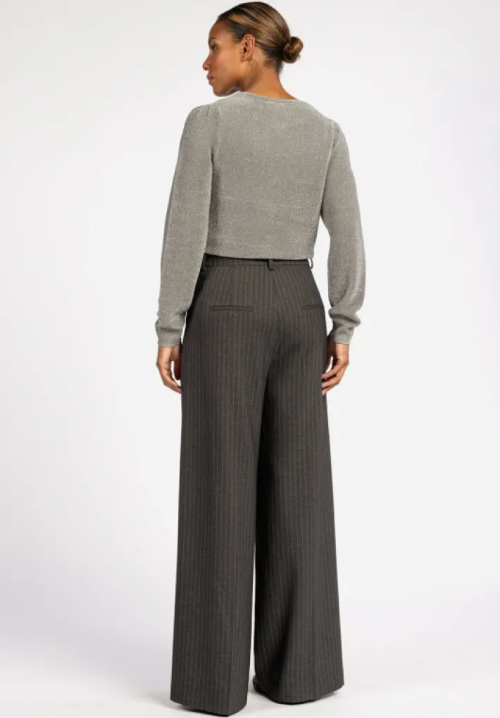 AAIKO Party Collection | Knitwear<Beth Vest Zilver