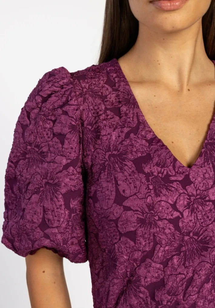 AAIKO Party Collection | Blouses<Cary Blouse Burgundy
