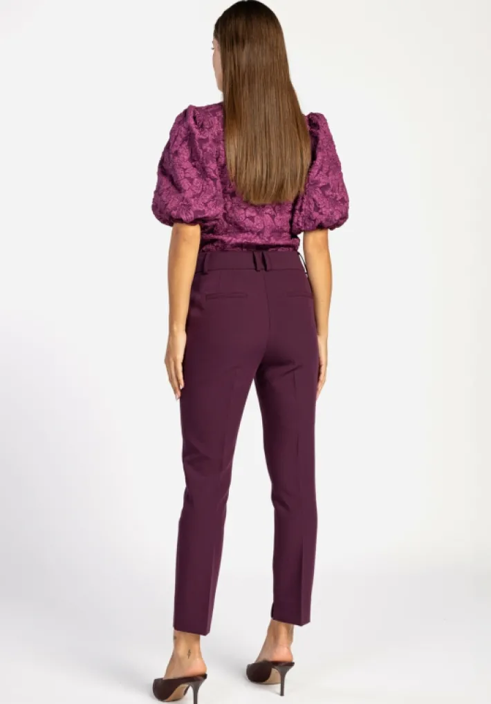 AAIKO Party Collection | Blouses<Cary Blouse Burgundy
