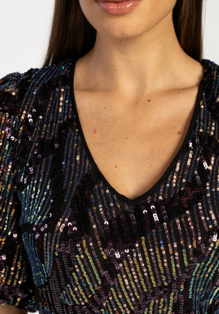 AAIKO Party Collection | Blouses<Cary Blouse Sequins