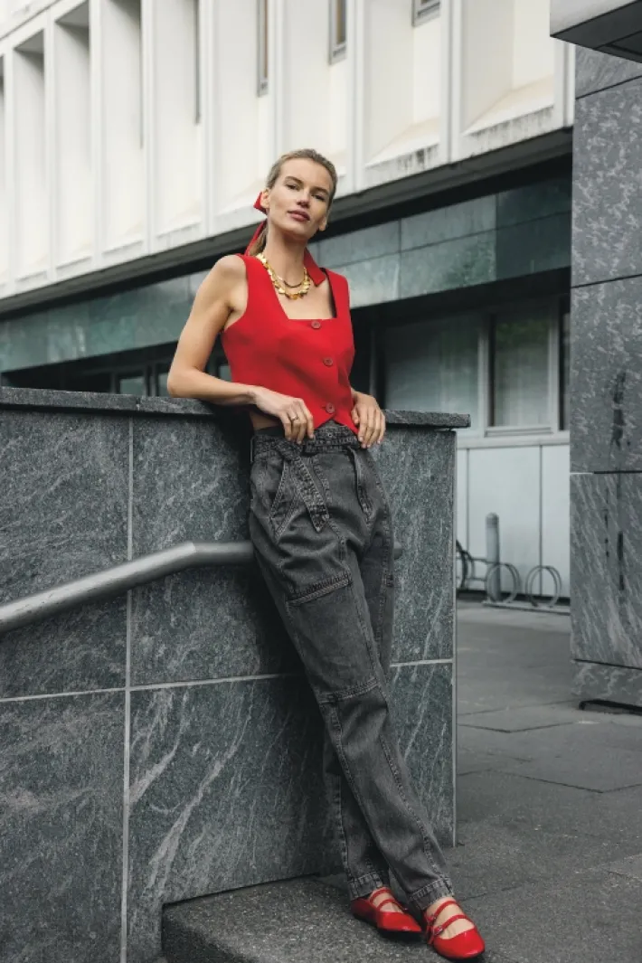 AAIKO Suits | Sustainable Styles<Cato Gilet Rood