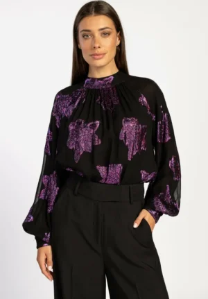 AAIKO Party Collection | Blouses<Clara Blouse Burgundy