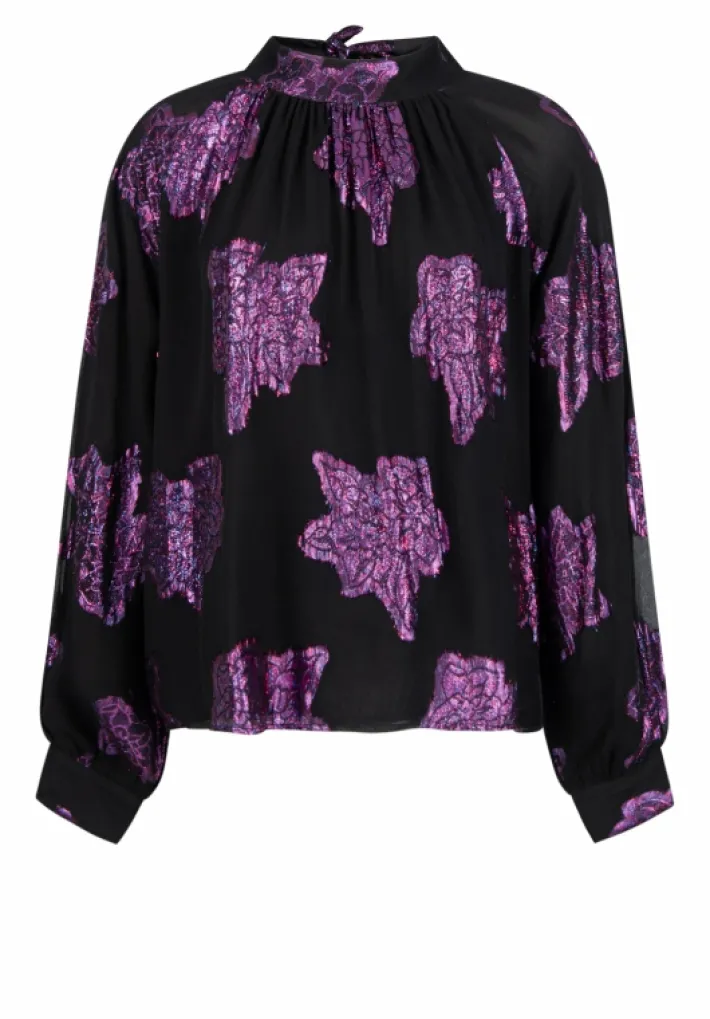 AAIKO Party Collection | Blouses<Clara Blouse Burgundy