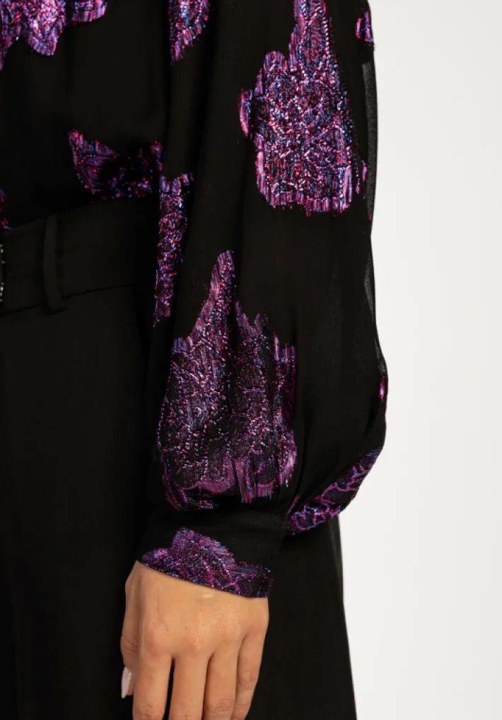 AAIKO Party Collection | Blouses<Clara Blouse Burgundy
