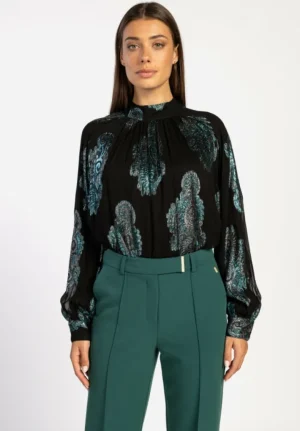 AAIKO Party Collection | Blouses<Clara Blouse Zeegroen