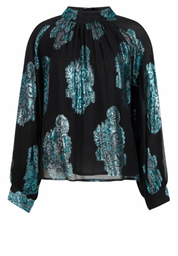 AAIKO Party Collection | Blouses<Clara Blouse Zeegroen