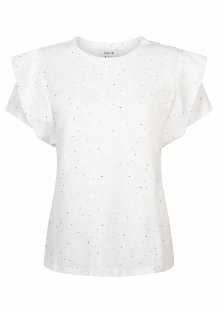 AAIKO Tops<Cora Strass Top Wit