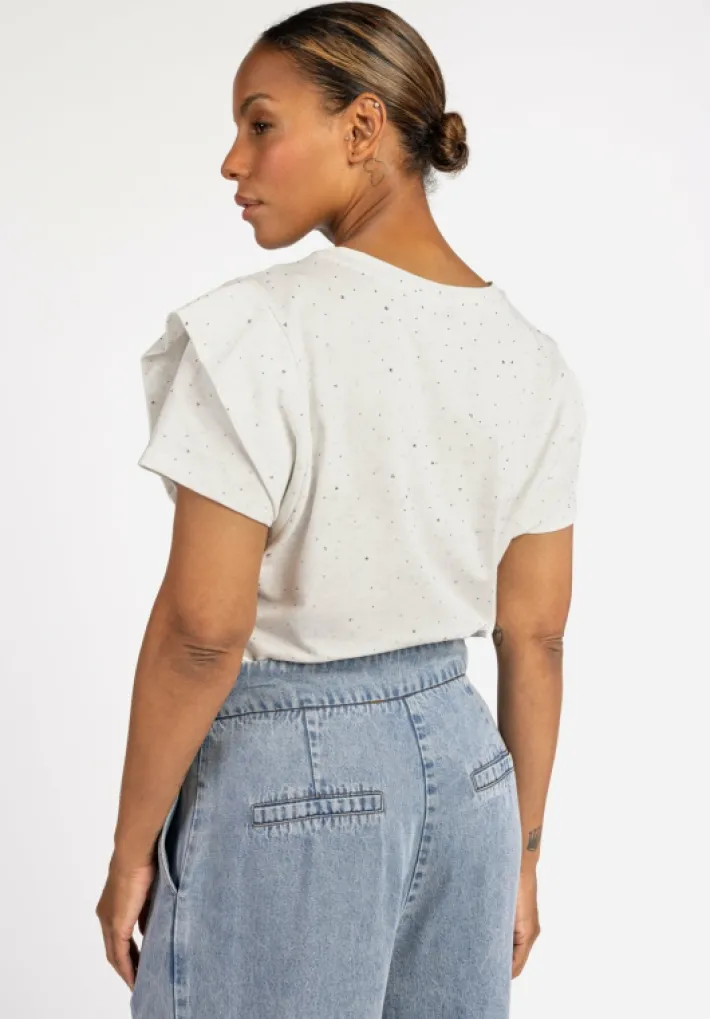 AAIKO Tops<Cora Strass Top Wit