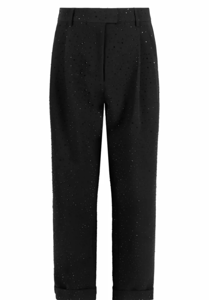 AAIKO Party Collection | Suits<Ebba Strass Broek Zwart