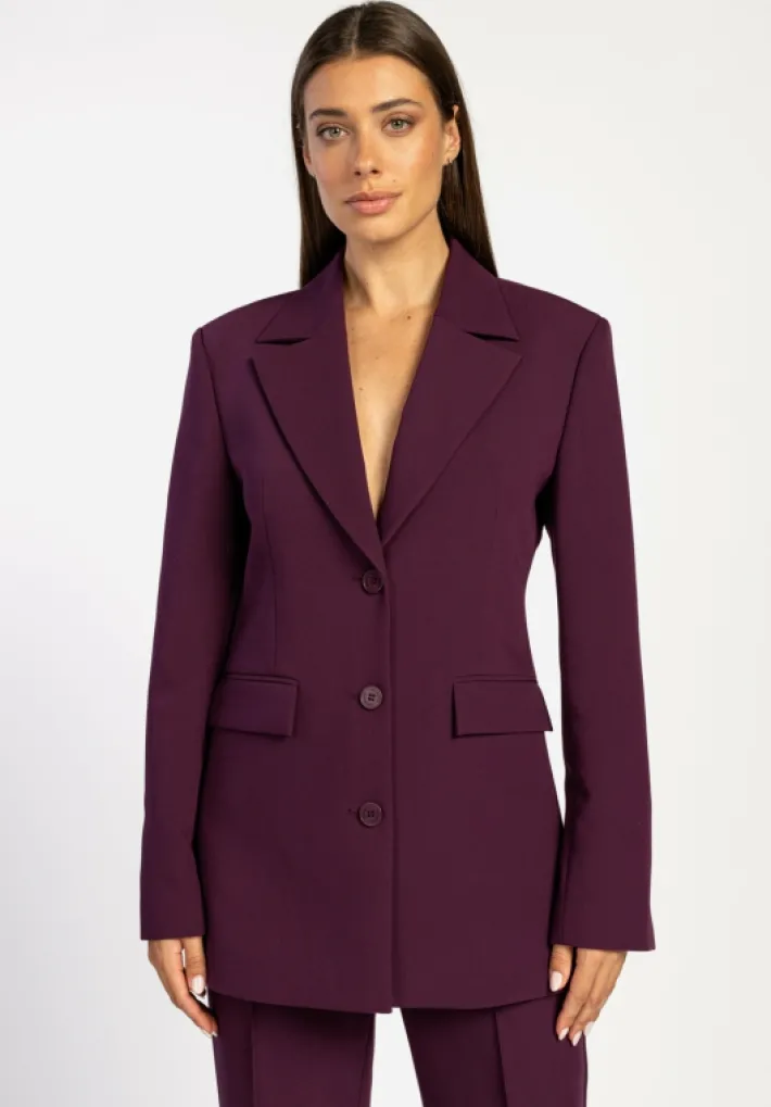AAIKO Party Collection | Suits<Emilie Blazer Burgundy