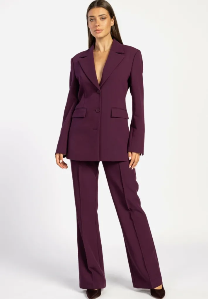 AAIKO Party Collection | Suits<Emilie Blazer Burgundy
