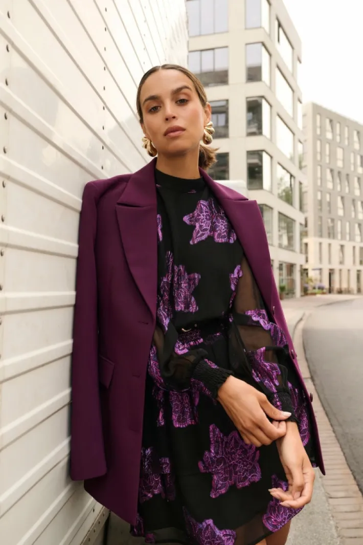 AAIKO Party Collection | Suits<Emilie Blazer Burgundy