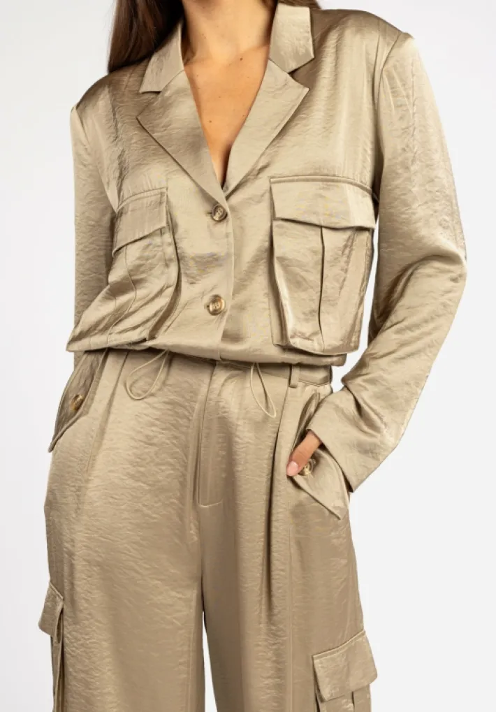 AAIKO Party Collection | Jackets<Femm Jack Beige