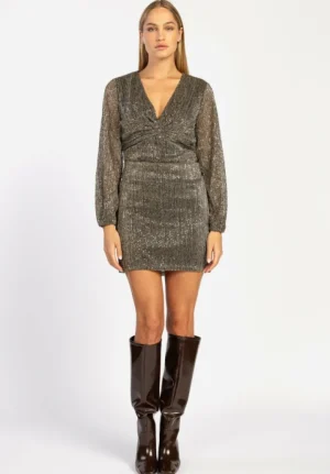 AAIKO Party Collection | Jurken<Gwen Mesh Jurk Goud
