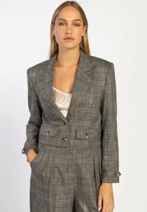AAIKO Suits | Blazers<Ines Tweed Jack Grijs