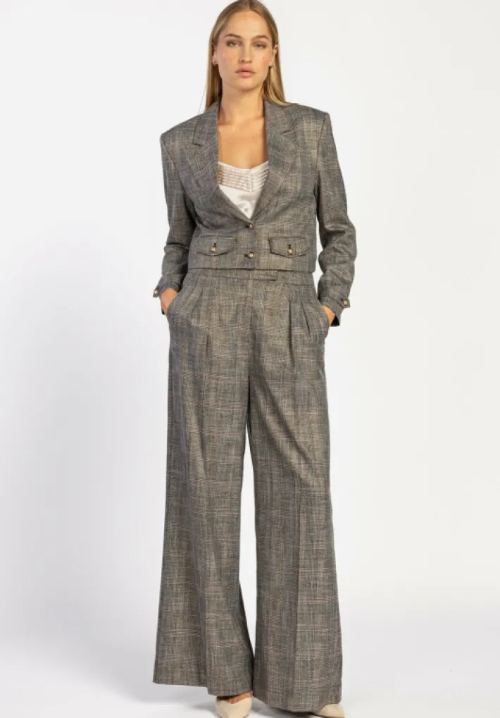 AAIKO Suits | Blazers<Ines Tweed Jack Grijs