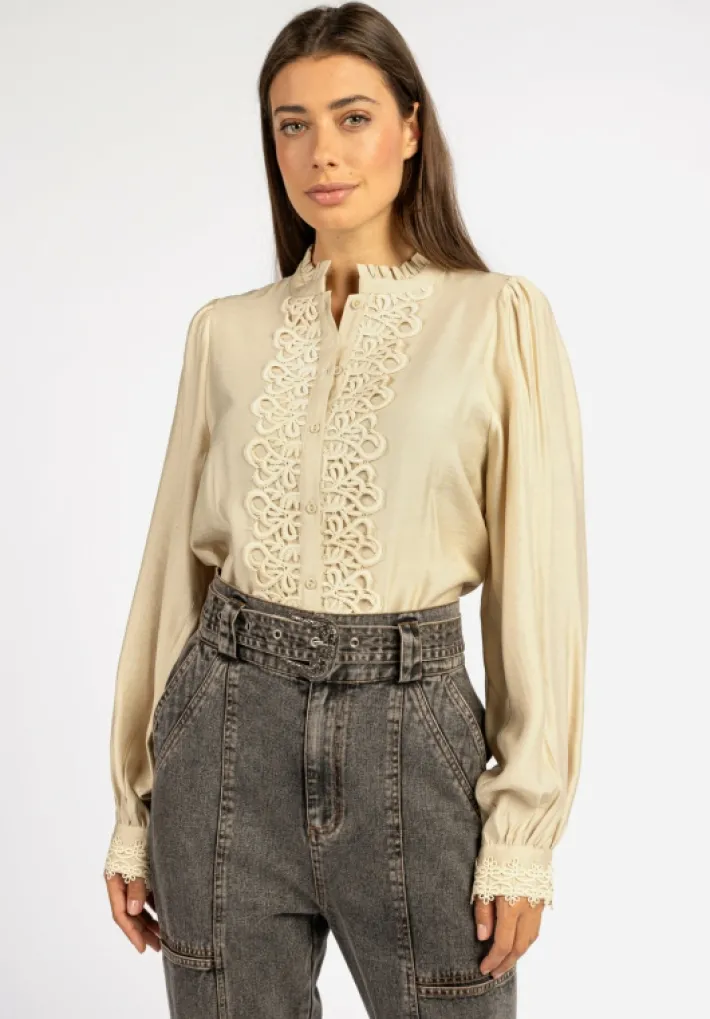 AAIKO Blouses<Isalee Blouse Zand