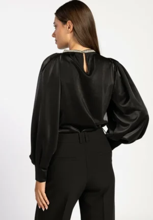 AAIKO Party Collection | Tops<Isha Fancy Sweater Zwart