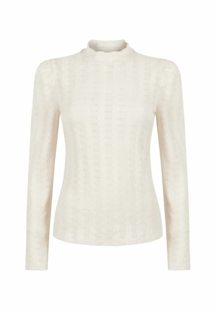 AAIKO Tops<Ivona Zig-Zag Top Wit