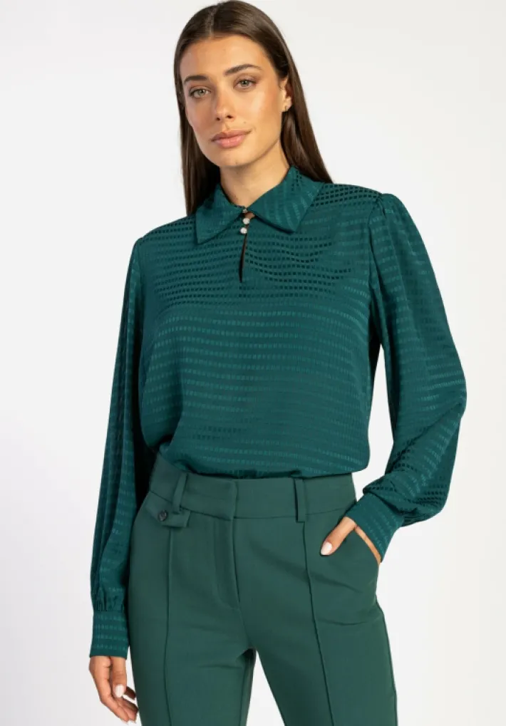 AAIKO Party Collection | Blouses<Jesse Blouse Zeegroen
