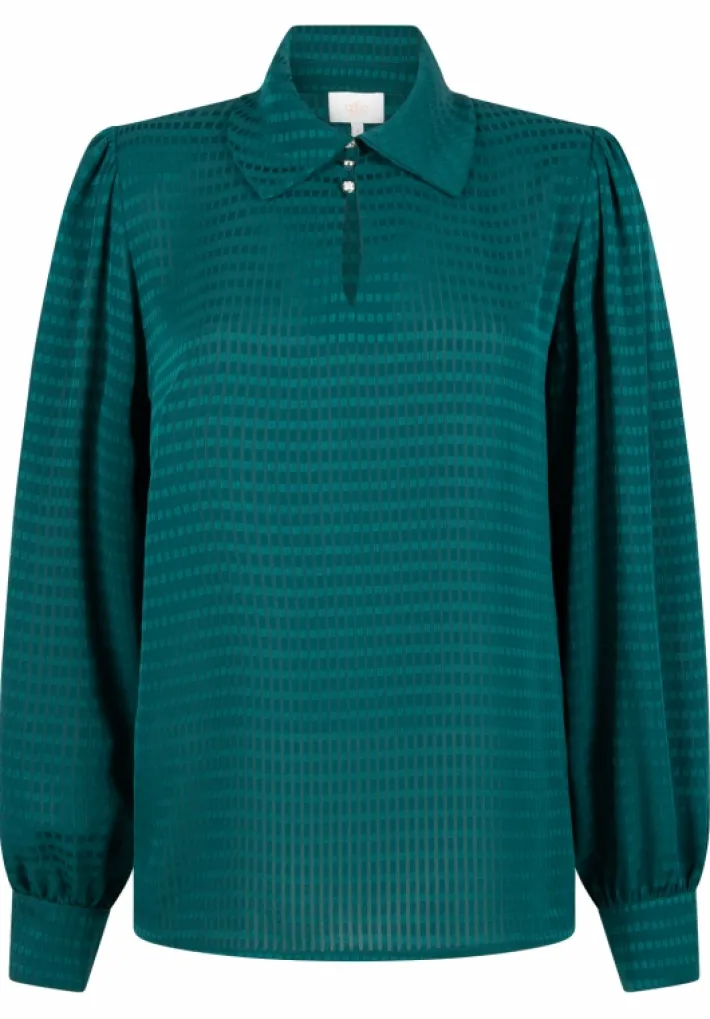 AAIKO Party Collection | Blouses<Jesse Blouse Zeegroen