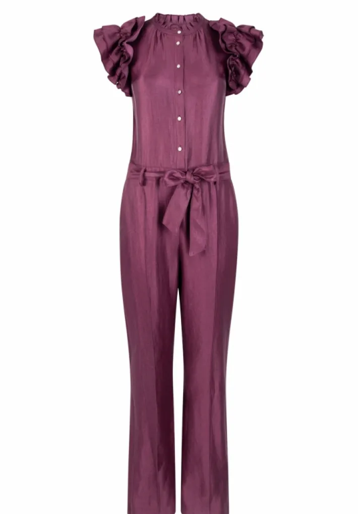 AAIKO Party Collection | Jumpsuits<Leila Jumpsuit Burgundy
