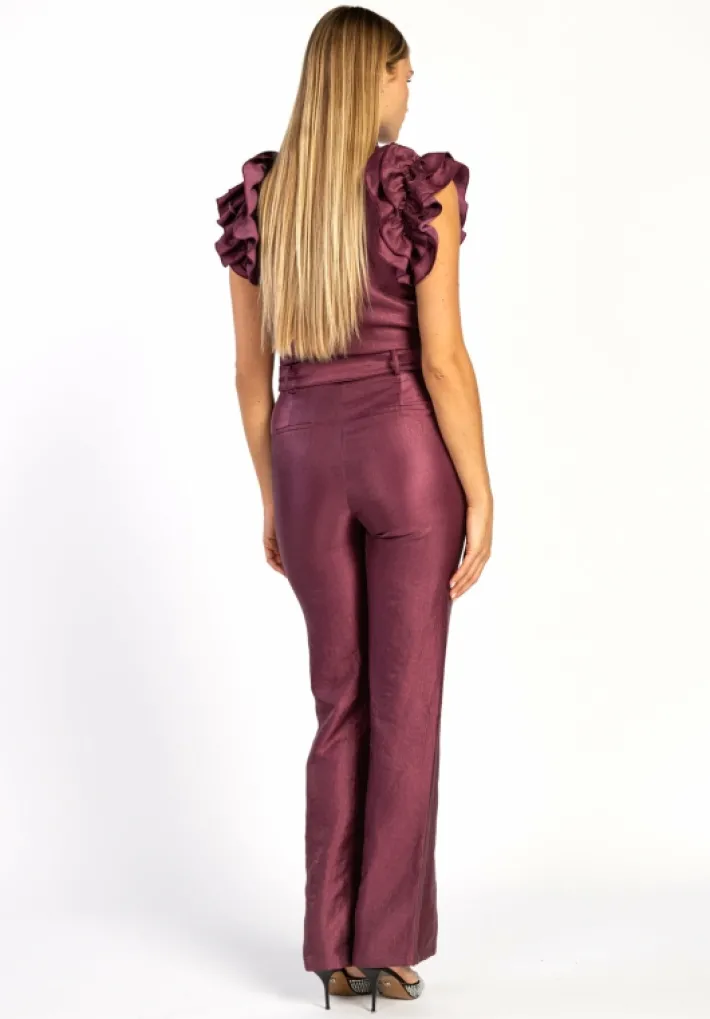 AAIKO Party Collection | Jumpsuits<Leila Jumpsuit Burgundy