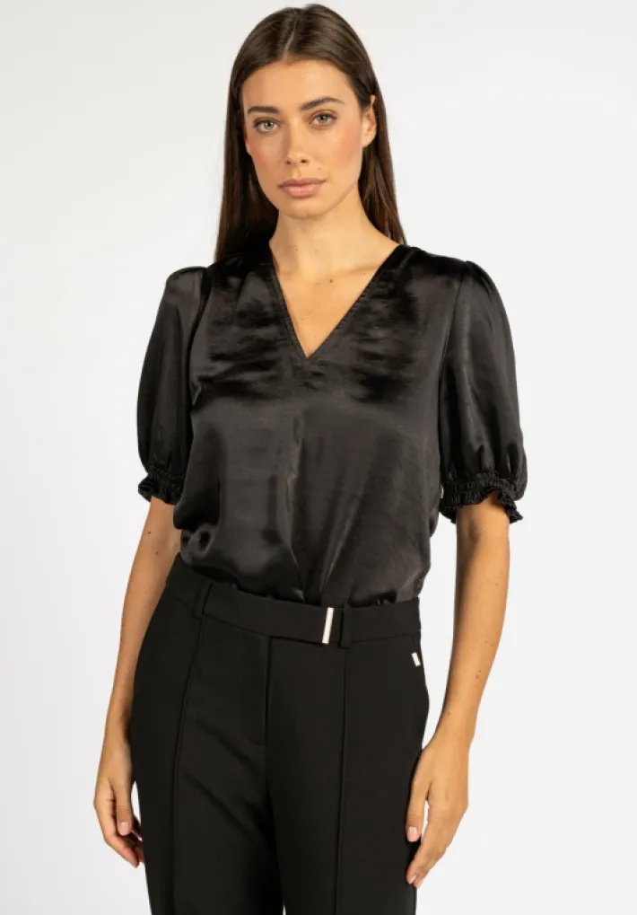 AAIKO Tops<Lena Top Zwart
