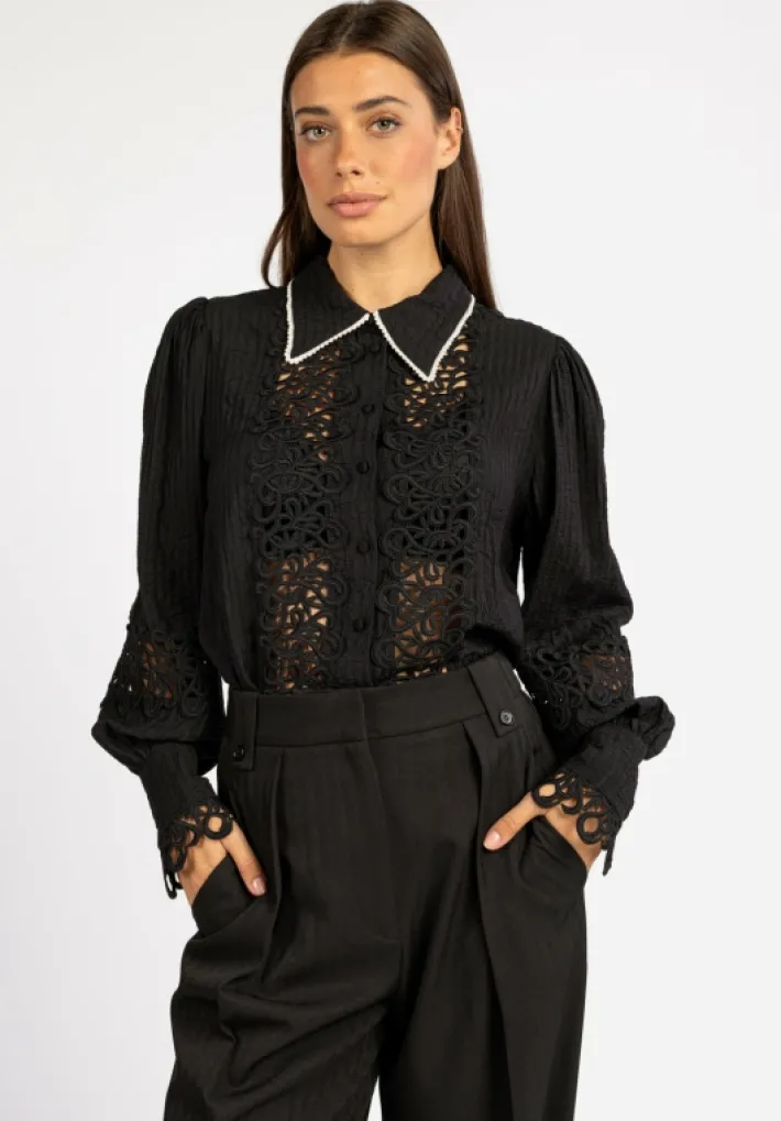 AAIKO Blouses<Loewy Blouse Zwart