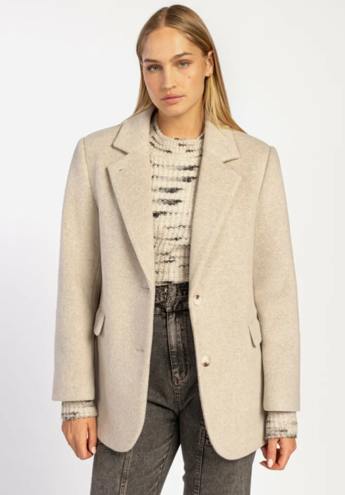 AAIKO Blazers | Jackets<Luxy Jas Beige