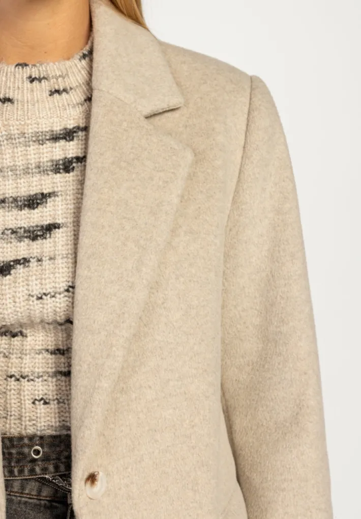 AAIKO Blazers | Jackets<Luxy Jas Beige