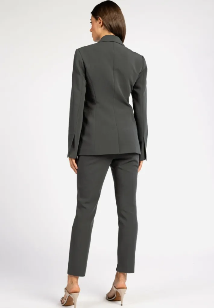 AAIKO Suits | Blazers<Monica Blazer Grijs/Groen