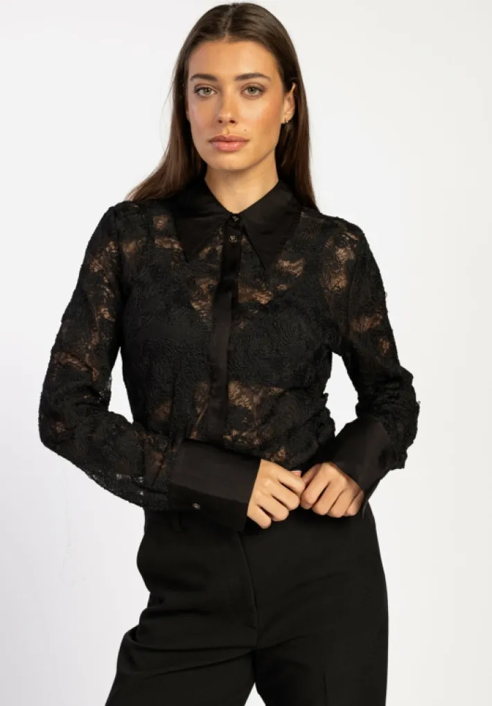 AAIKO Party Collection | Blouses<Noelle Blouse Zwart