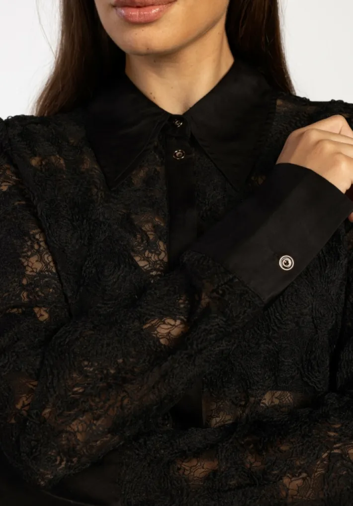 AAIKO Party Collection | Blouses<Noelle Blouse Zwart