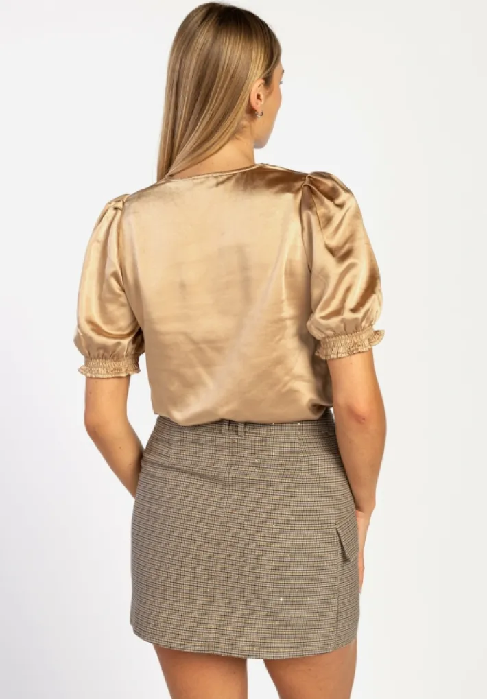 AAIKO Party Collection | Rokken<Pascale Tweed Rok Beige