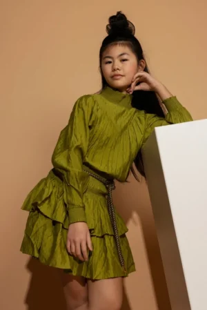 AAIKO Dresses | Jurken<Phyllis Jurk Groen
