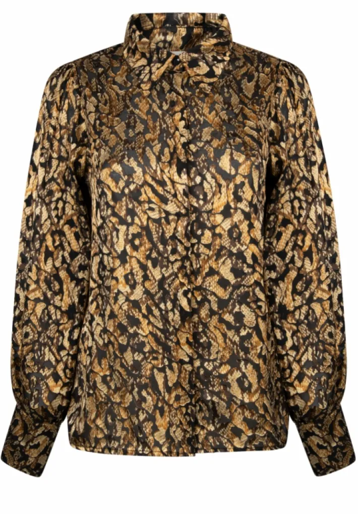 AAIKO Blouses<Pillar Blouse Goud