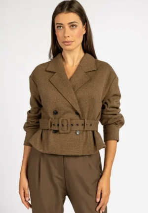 AAIKO Jackets<Polette Jack Bruin
