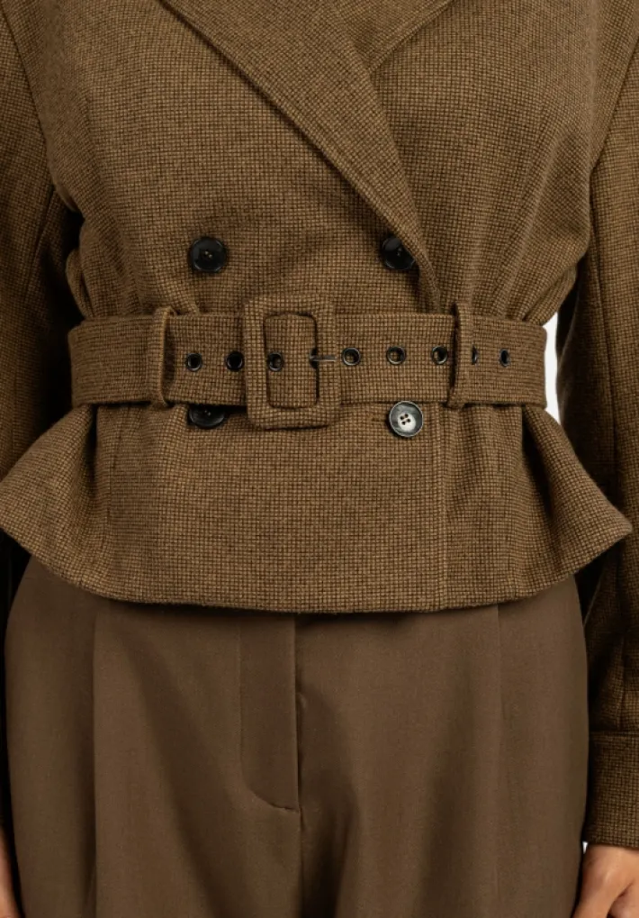 AAIKO Jackets<Polette Jack Bruin