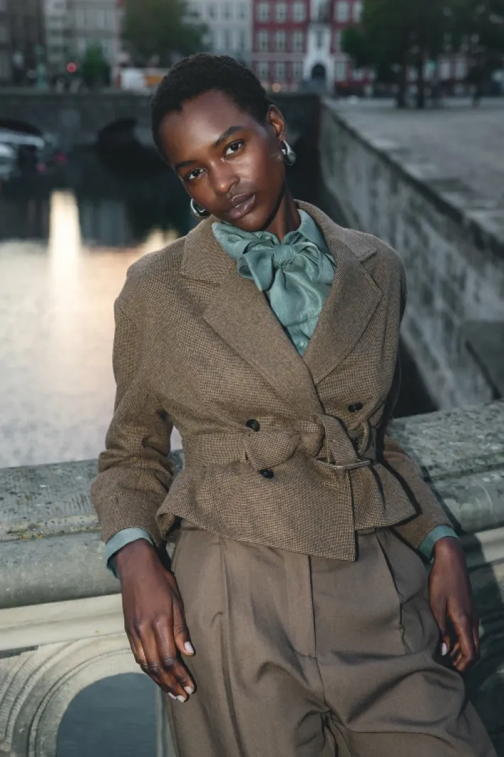 AAIKO Jackets<Polette Jack Bruin
