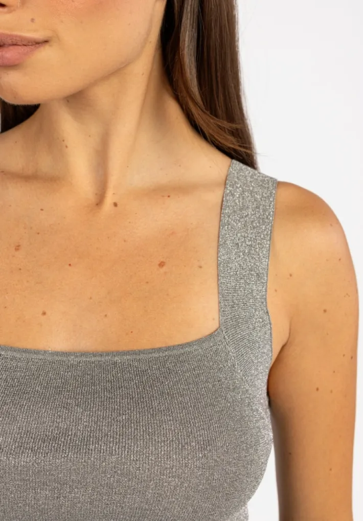 AAIKO Party Collection | Tops<Quin Top Zilver